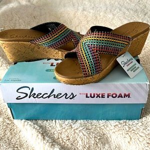 Sketchers Sandals, multi-color. New with tags. Never worn.